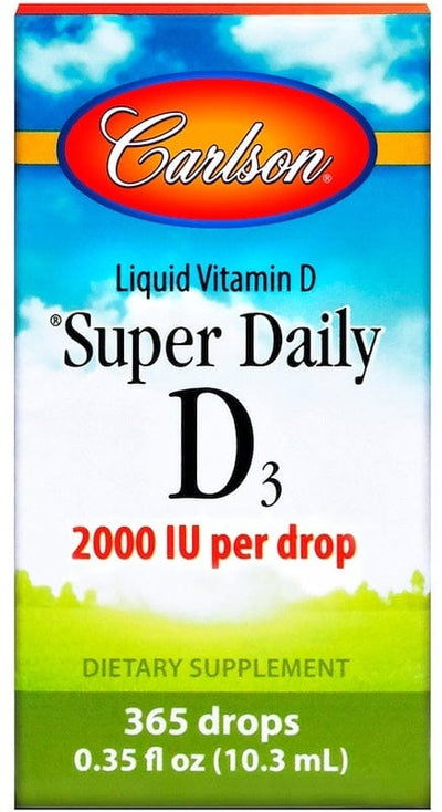 Carlson Labs Super Daily D3, 2000 IU - 10 ml.