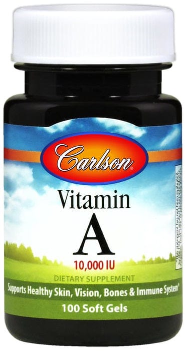 Carlson Labs Vitamins & Minerals Vitamin A, 10 000 IU - 250 softgels