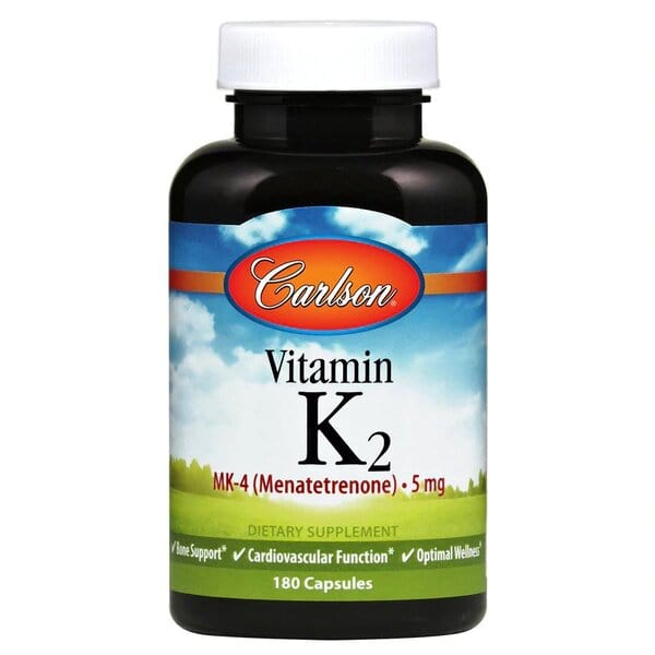 Carlson Labs Vitamins & Minerals Vitamin K2 MK-4, 5mg - 180 caps
