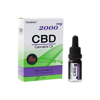 CBD By British Cannabis CBD Products Canabidol 2000mg CBD Raw Cannabis Oil 10ml