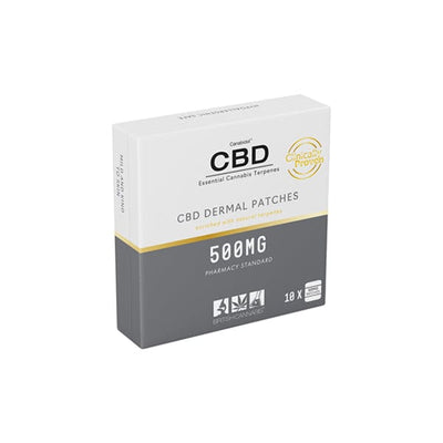 CBD By British Cannabis CBD Products Canabidol 500mg CBD Dermal CBD Patches 10