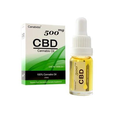 CBD By British Cannabis CBD Products CBD by British Cannabis 500mg CBD Cannabis Oil Drops 10ml