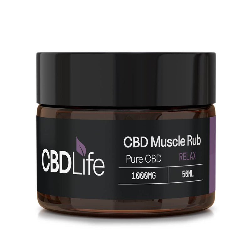 CBDLife CBD Products CBDLife 1000mg CBD Muscle Rub 50ml