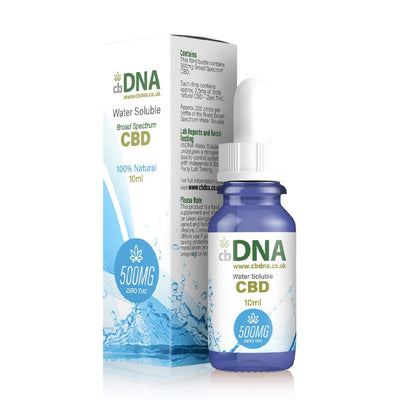 cbDNA CBD Products cbDNA 500mg Water Soluble CBD Oil 10ml