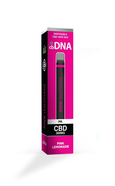 cbDNA CBD Products Pink Lemonade cbDNA 300mg Full Spectrum CBD Disposable Vapes 600