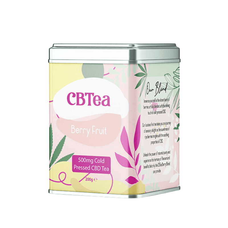 CBTea CBD Products CBTea 500mg Cold Pressed Full Spectrum CBD Berry 200g