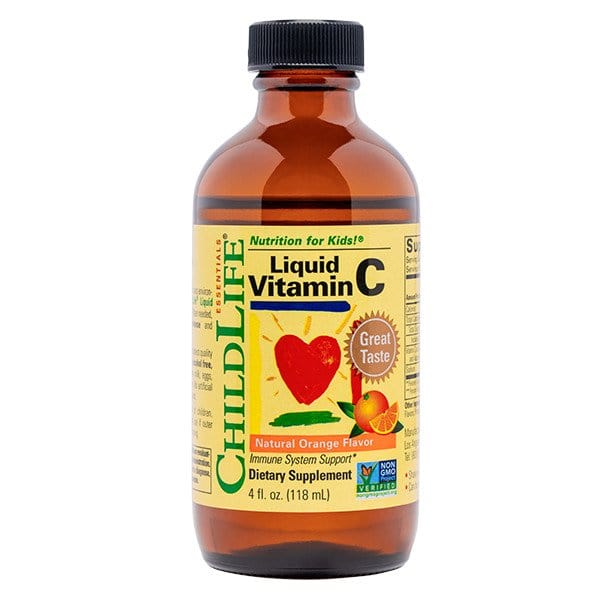 Child Life Liquid Vitamin C, Natural Orange - 118 ml.