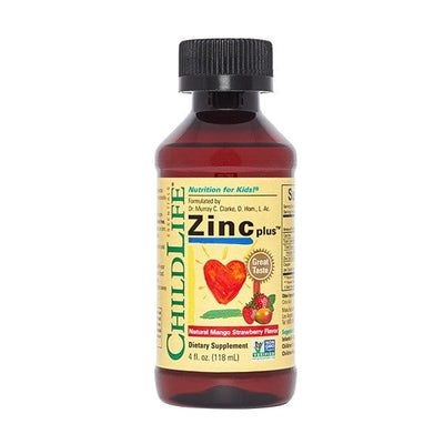 Child Life Zinc Plus, Natural Mango Strawberry - 118 ml.