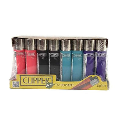 Clipper Food, Beverages & Tobacco Clipper Soft Touch Refillable Lighters (40 Pack)