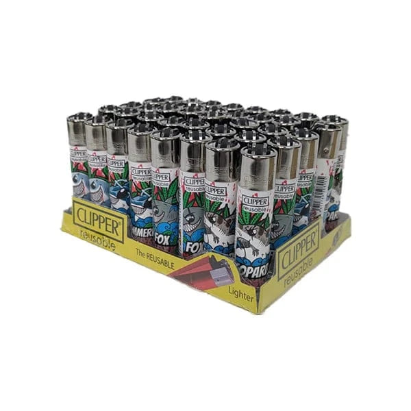 Clipper Smoking Products Clipper Classic Large Flint Shark Weed 40 Pcs