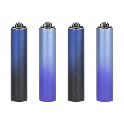 Clipper Smoking Products Clipper Classic Micro Blue Gradient Shiny Lighters 30 Pcs