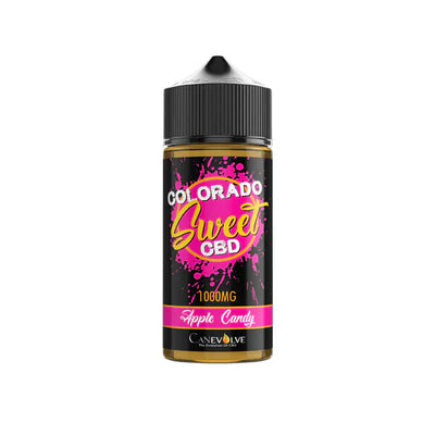 Colorado CBD Products Colorado Sweet 1000mg CBD Vaping Liquid 100ml (50PG/50VG)