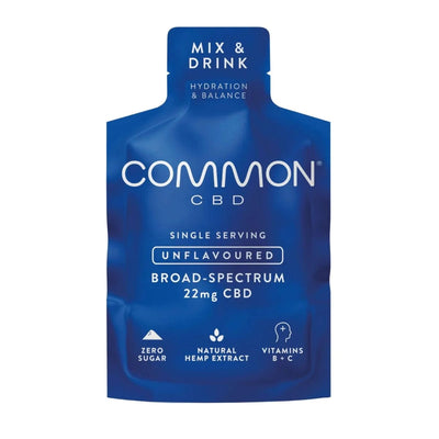 Common Water CBD Products Common Water 22mg CBD Hydration + Balance Sachets x 20