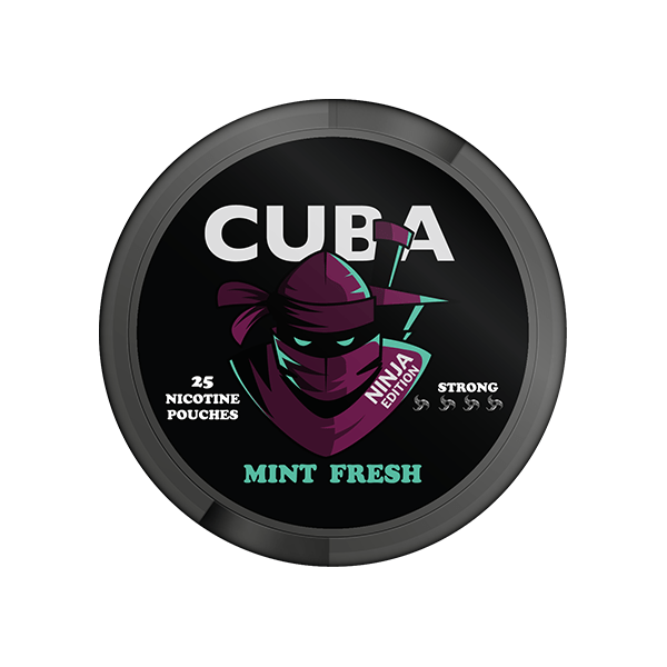 CUBA Fulfilment Bubblegum 30mg CUBA Ninja Nicotine Pouches - 25 Pouches
