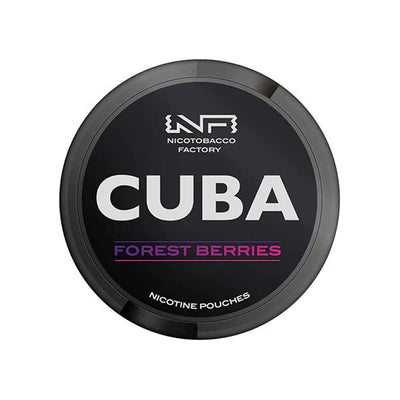 CUBA Smoking Products CUBA Black 43mg Nicotine - 25 Pouches