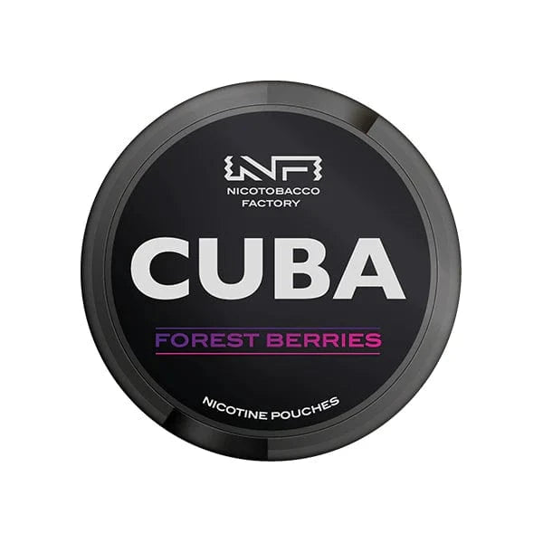 CUBA Smoking Products CUBA Black 43mg Nicotine - 25 Pouches