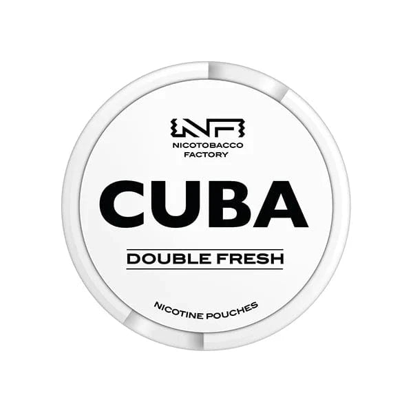 CUBA Smoking Products CUBA White 16mg Nicotine - 25 Pouches