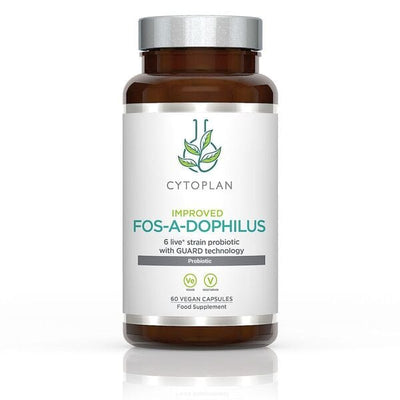 Cytoplan Health and Wellbeing Fos-A-Dophilus Probiotic - 60 vcaps