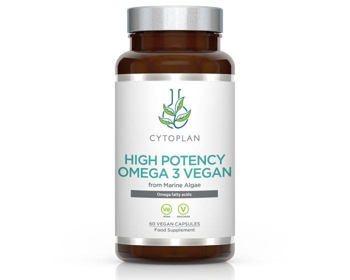 Cytoplan Health and Wellbeing High Potency Omega 3 Vegan - 60 vcaps