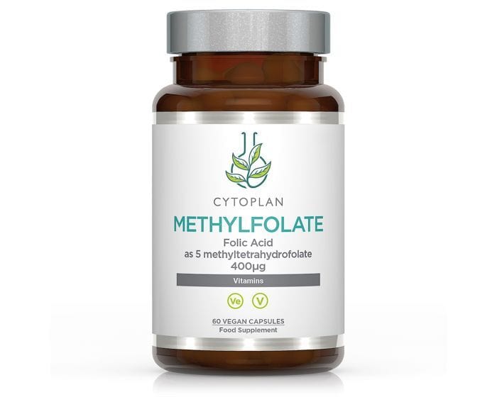Cytoplan Health and Wellbeing Methylfolate - 60 vcaps