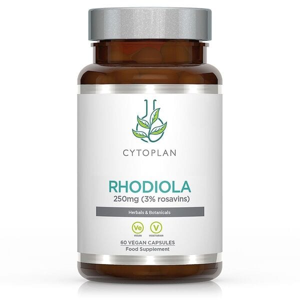 Cytoplan Health and Wellbeing Rhodiola - 60 vcaps