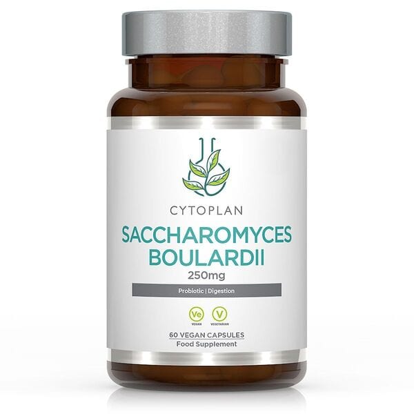 Cytoplan Health and Wellbeing Saccharomyces Boulardii - 60 vcaps