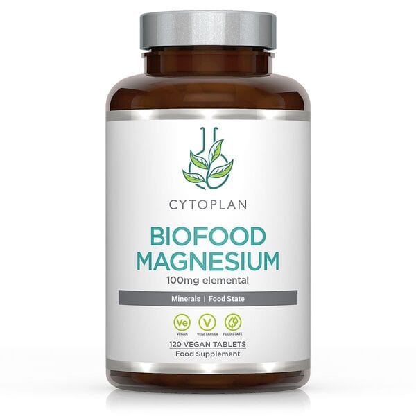 Cytoplan Vitamins & Minerals Biofood Magnesium - 120 vegan tabs