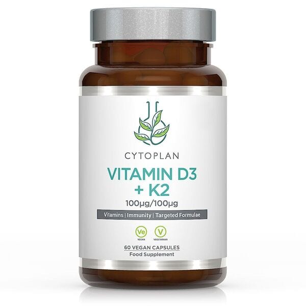 Cytoplan Vitamins & Minerals Vitamin D3 + K2 - 60 vcaps
