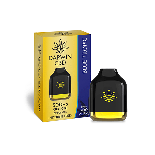 Darwin CBD Products Darwin 500mg CBD + CBG Cube Disposable 700 Puffs