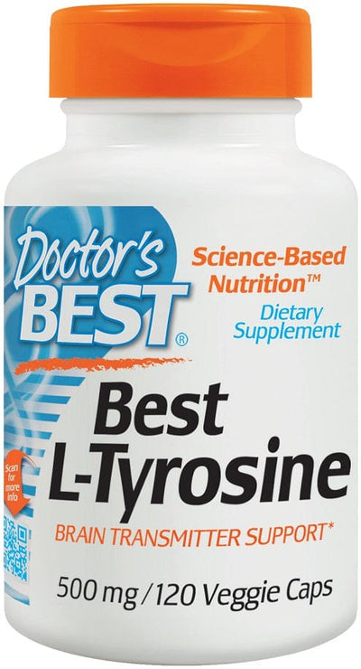 Doctor's Best Best L-Tyrosine, 500mg - 120 vcaps