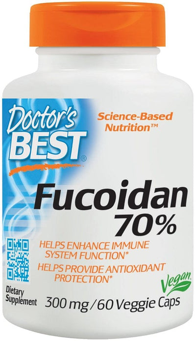 Doctor's Best Fucoidan 70%, 300mg - 60 vcaps