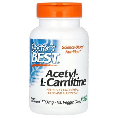 Doctor's Best Health and Wellbeing Acetyl L-Carnitine, 500mg - 120 vcaps