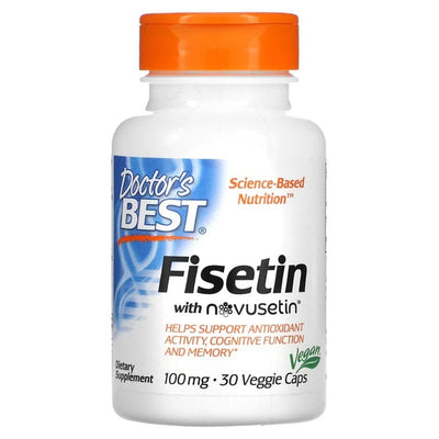Doctor's Best Health and Wellbeing Fisetin with Novusetin, 100mg - 30 vcaps