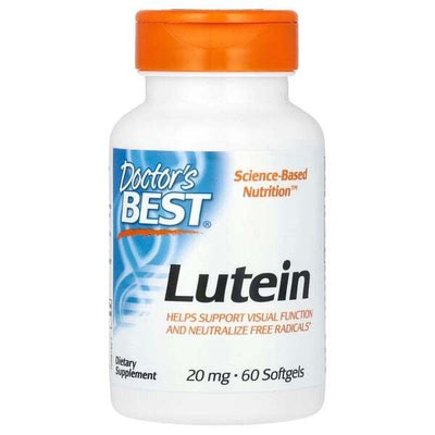 Doctor's Best Health and Wellbeing Lutein with FloraGLO, 20mg - 60 softgels