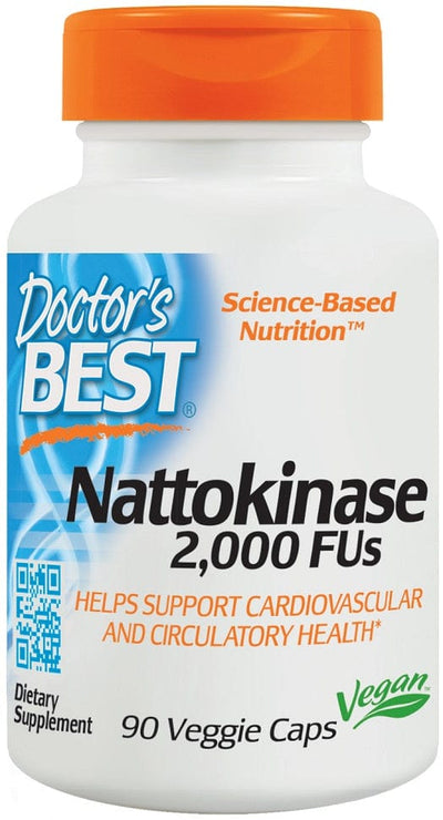 Doctor's Best Health and Wellbeing Nattokinase, 2000 FUs - 90 vcaps
