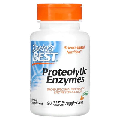 Doctor's Best Health and Wellbeing Proteolytic Enzymes - 90 vcaps