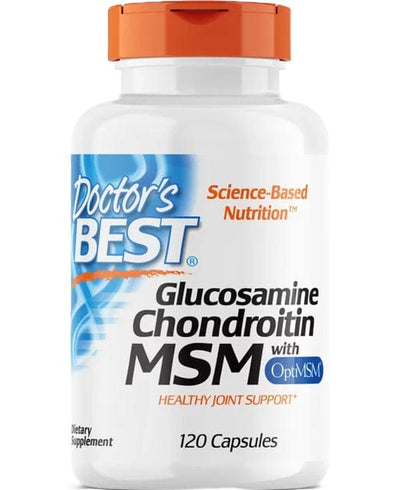 Doctor's Best Joint Support Glucosamine Chondroitin MSM with OptiMSM - 120 caps