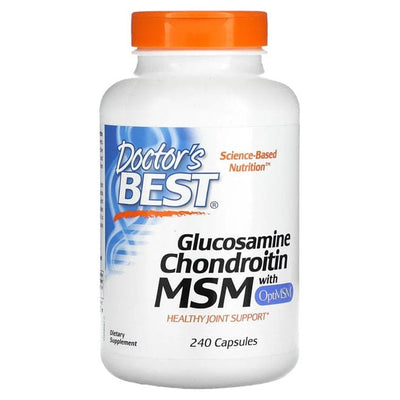 Doctor's Best Joint Support Glucosamine Chondroitin MSM with OptiMSM - 240 caps
