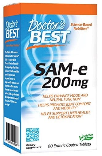Doctor's Best Joint Support SAM-e, 200mg - 60 tablets