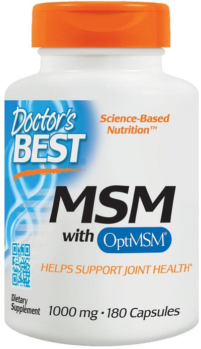 Doctor's Best MSM with OptiMSM, 1000mg - 180 caps