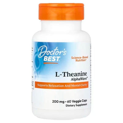 Doctor's Best Nootropics & Supplements L-Theanine AlphaWave - 60 vcaps