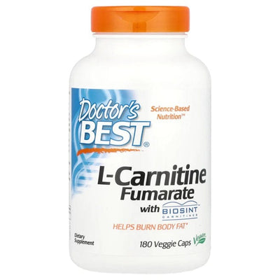 Doctor's Best Slimming and Weight Management L-Carnitine Fumarate with Biosint Carnitines - 180 vcaps