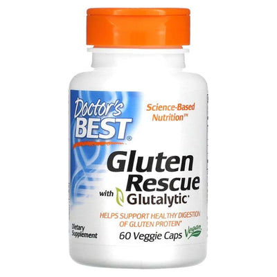 Doctor's Best Supplements Gluten Rescue with Glutalytic - 60 vcaps