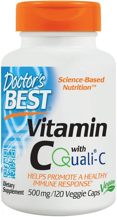 Doctor's Best Vitamin C with Quali-C, 500mg - 120 vcaps