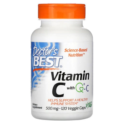 Doctor's Best Vitamins & Minerals Vitamin C with Q-C, 500mg - 120 vcaps