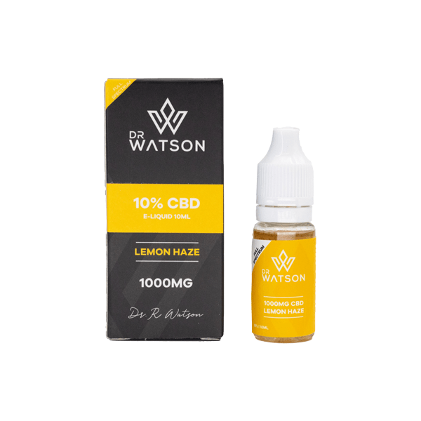 Dr Watson CBD Products Dr Watson 1000mg Full Spectrum CBD E-liquid 10ml (BUY 1 GET 1 FREE)