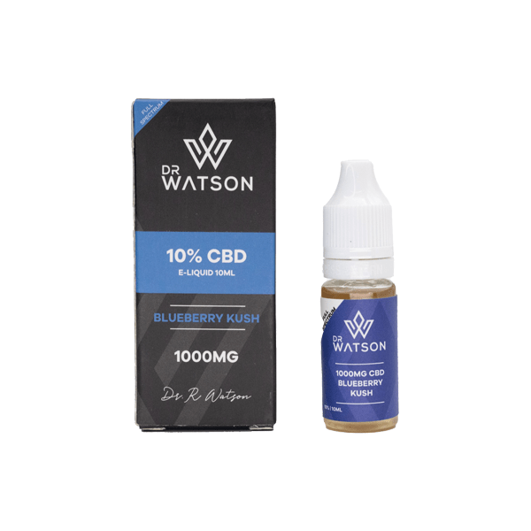 Dr Watson CBD Products Dr Watson 1000mg Full Spectrum CBD E-liquid 10ml (BUY 1 GET 1 FREE)