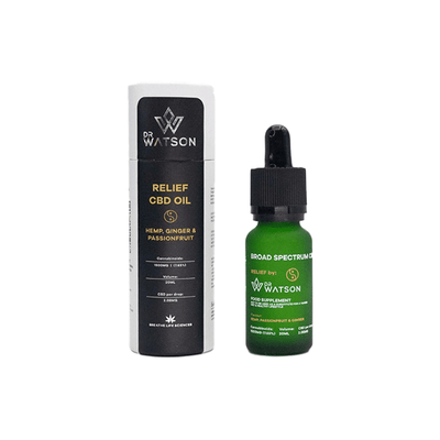 Dr Watson CBD Products Dr Watson 1500mg Broad-Spectrum Relief CBD Oil 20ml