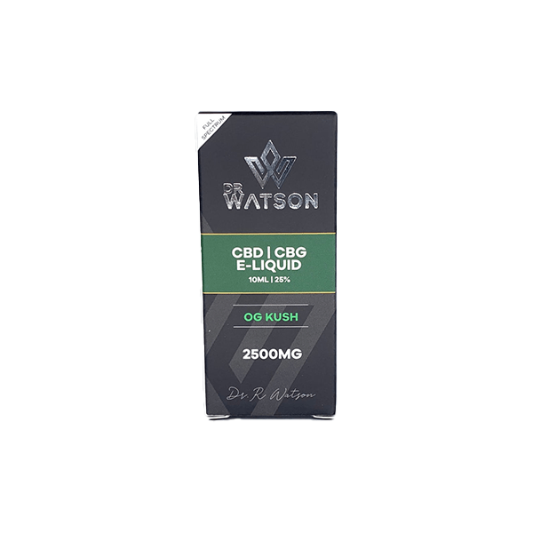 Dr Watson CBD Products Dr Watson 2500mg CBD E-Liquid OG Kush 10ml