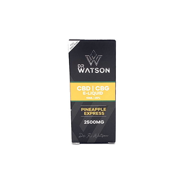 Dr Watson CBD Products Dr Watson 2500mg CBD E-Liquid Pineapple Express 10ml